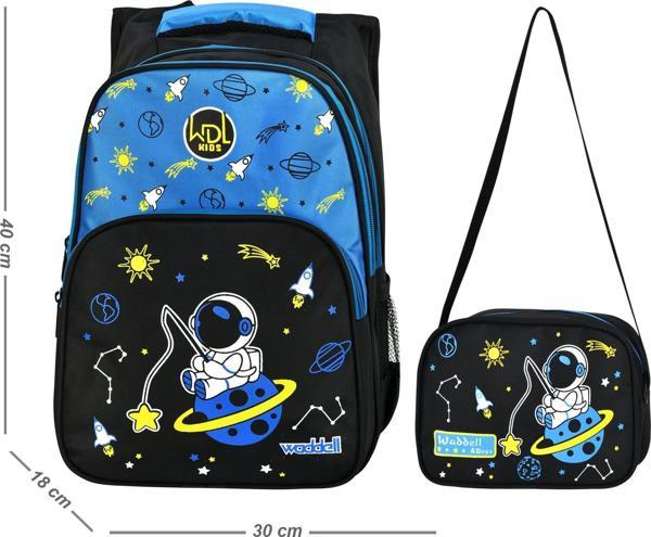 Waddell Astronot Baskılı Beslenme + İlkokul Sırt Çantası - Image 1