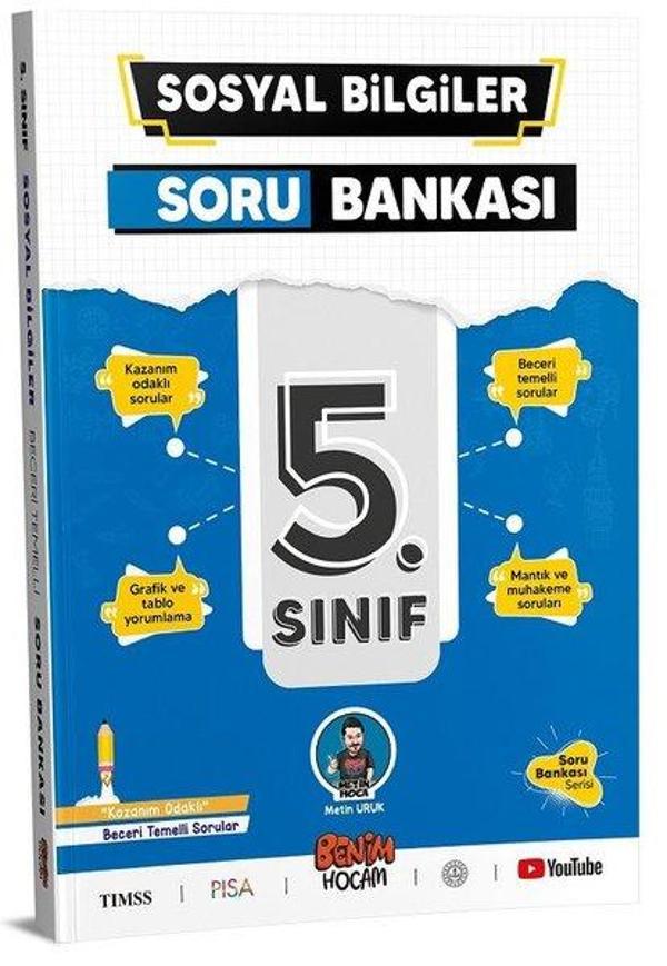 5. Sınıf Sosyal Bilgiler Soru Bankası - Benim Hocam Yayınları - Image 1