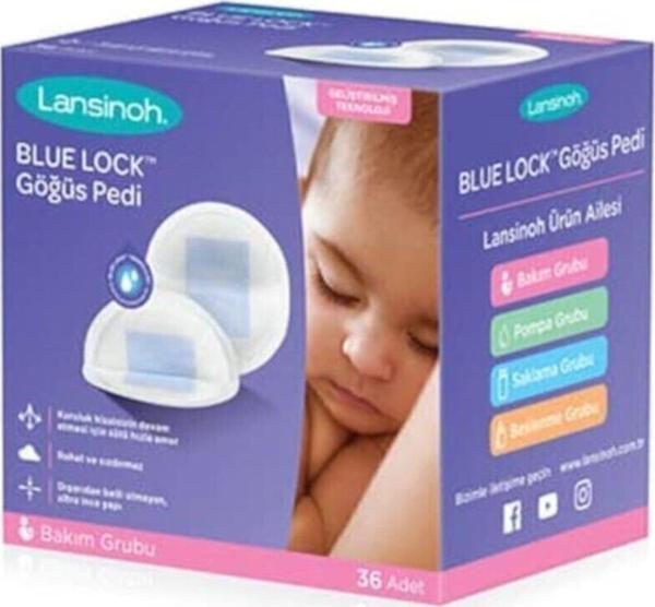 Lansinoh Blue Lock Göğüs Pedi 36'lı - Image 1