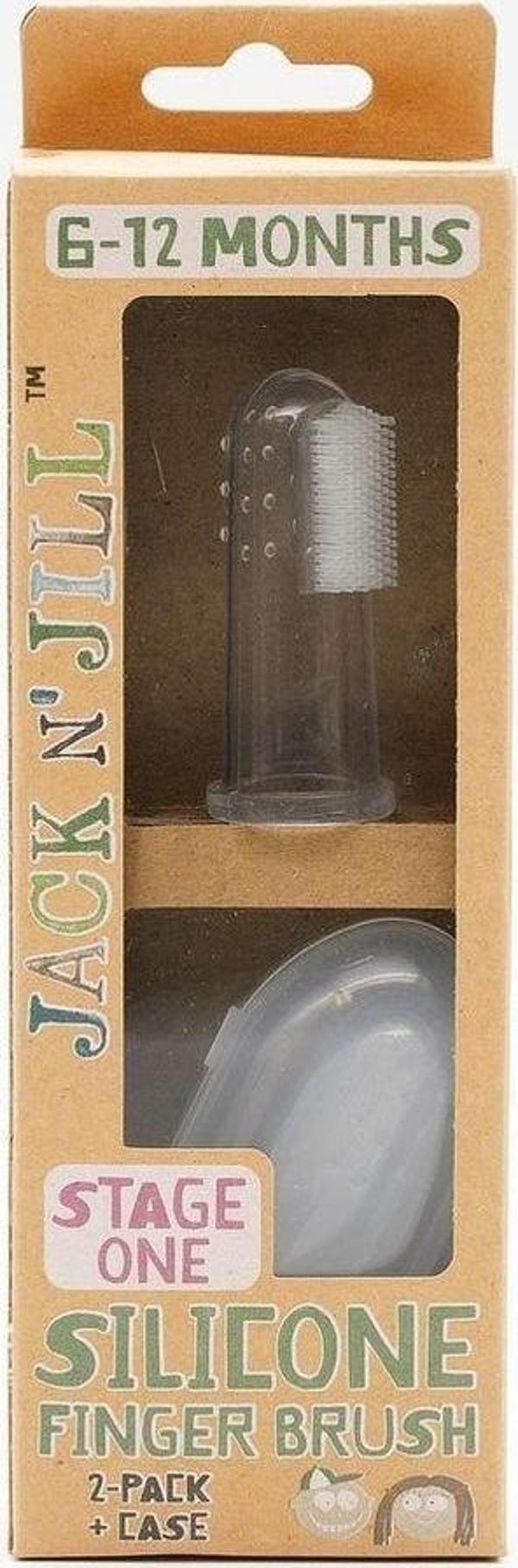 Jack N'Jill Silikon 2'li Parmak Fırça - Image 1