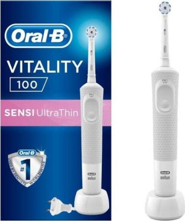 Oral-B Sensi Ulra Thin D100 Şarj Edilebilir Diş Fırçası - Image 1