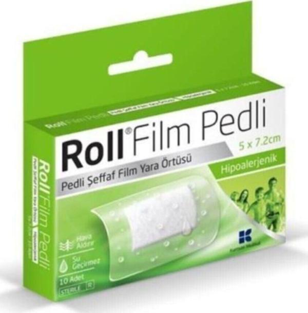 Roll Film Pedli Şeffaf Film Yara Örtüsü 5 X 7.2 Cm 10Lu - Image 1