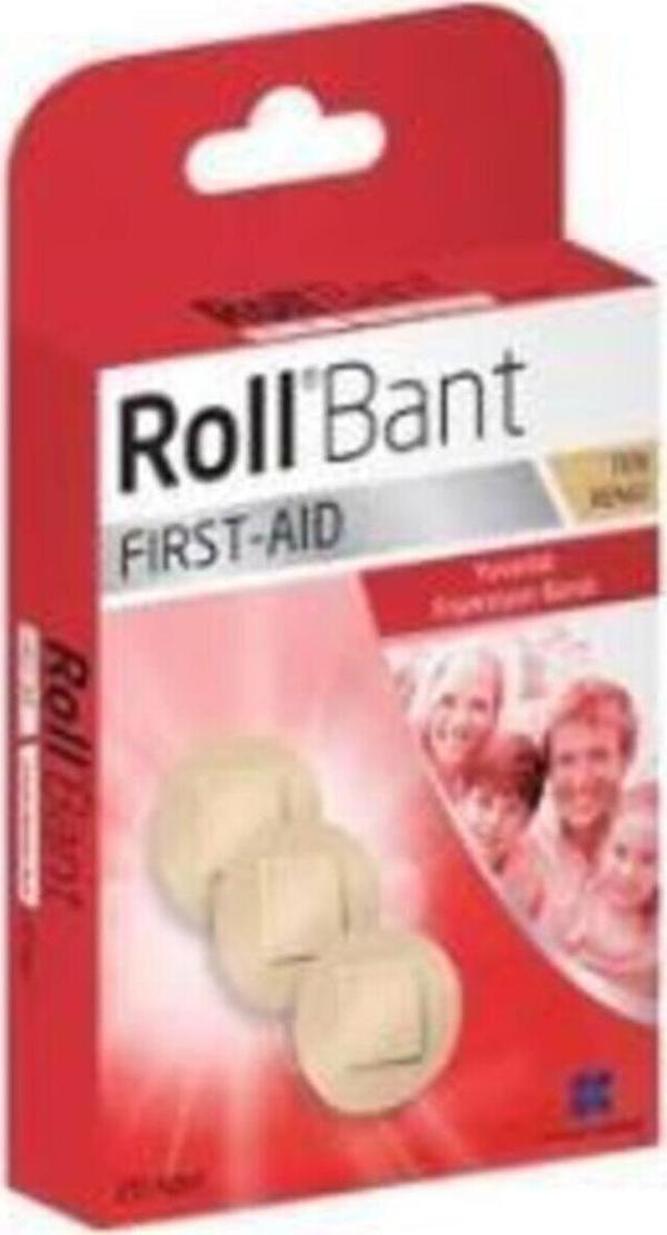 Roll Bant Firstaid Yuvarlak Enjeksiyon Yara Bandı 20 Adet - Image 1