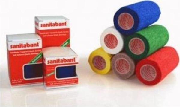 Sanitabant Betaban Kendinden Yapışkanlı Bandaj 5Cmx4.5M Mavi - Image 1