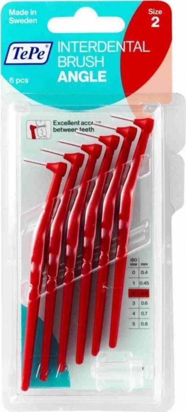 Tepe Kırmızı Diş Arası Fırçası 0.5 Mm 6 Adet - Image 1