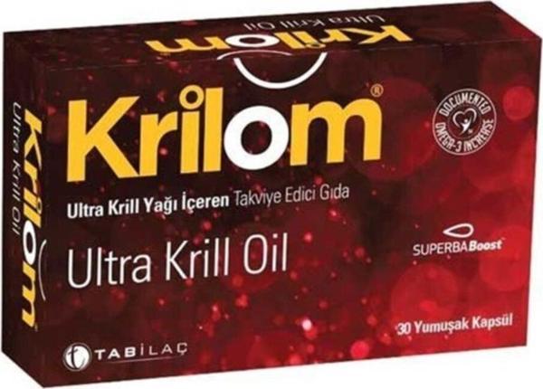 Krilom Ultra Krill Oil 30 Yumuşak Kapsül - Image 1