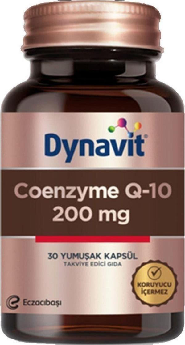 Dynavit Coenzyme Q10 200 Mgr 30 Yumuşak Kapsül 200 Mgr - Image 1