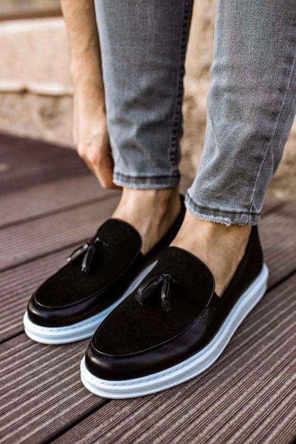 CH002 CBT Loafer Pelle Erkek Ayakkabı SIYAH - Image 1