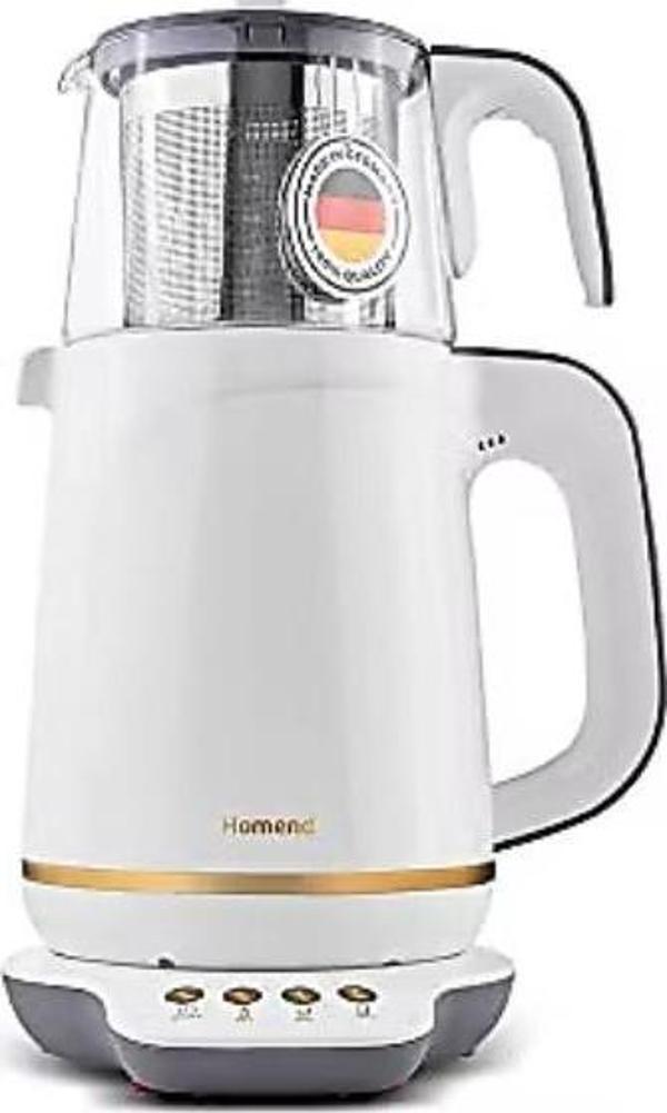 Homend Royaltea 1760H 1800 W Konuşan Çay Makinesi Krem Gold - Image 1