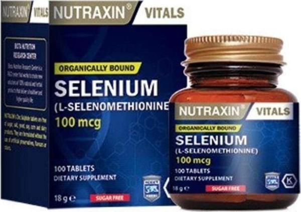 Nutraxin Selenium 100Mcgr 100 Tablet - Image 1