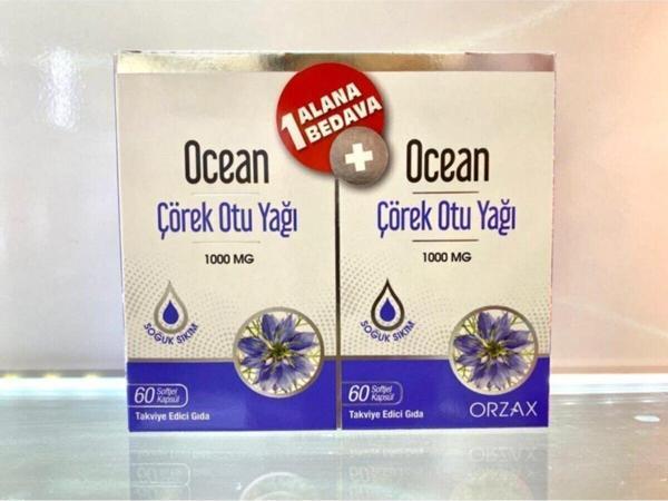 Ocean Çörek Otu Yağı 1000 Mgr - Image 1