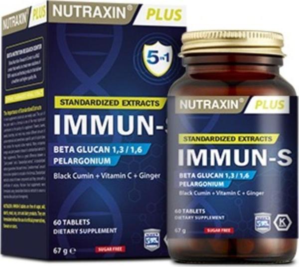Nutraxin İmmun-S 60 Tablet - Image 1
