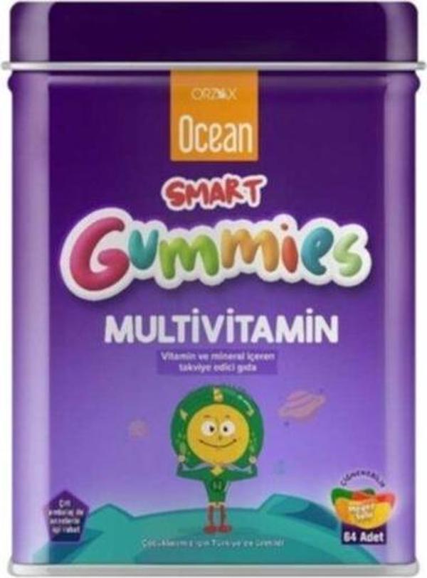 Ocean Smart Gummies Multivitamin Çiğnenebilir Tablet 64 Adet - Image 1