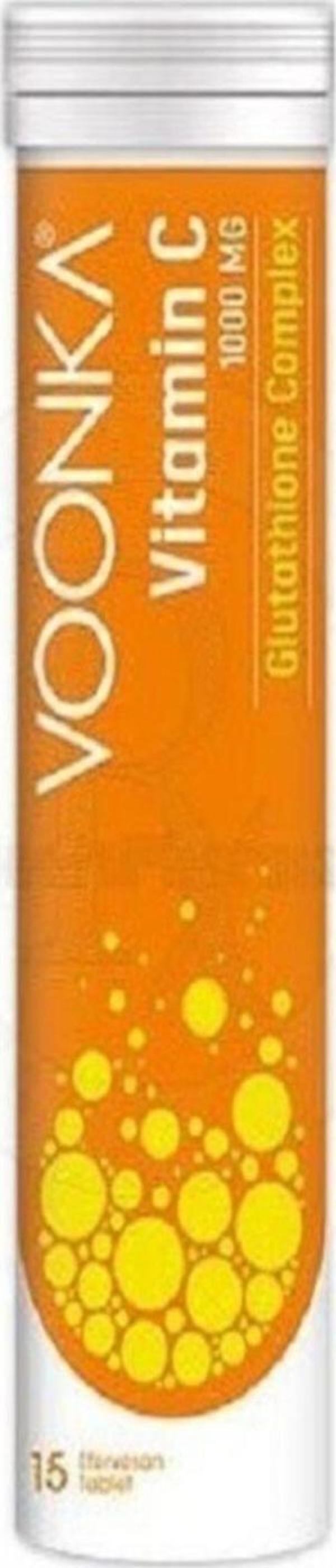Voonka Vitamin C Glutathione Complex 15 Efervesan Tablet - Image 1