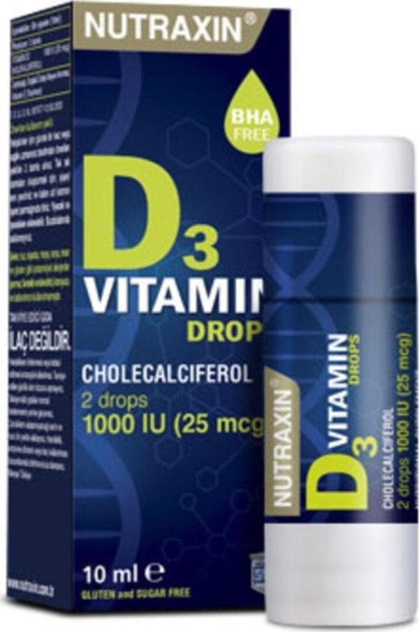 Nutraxin Vitamin D3 Damla 10 ml - Image 1