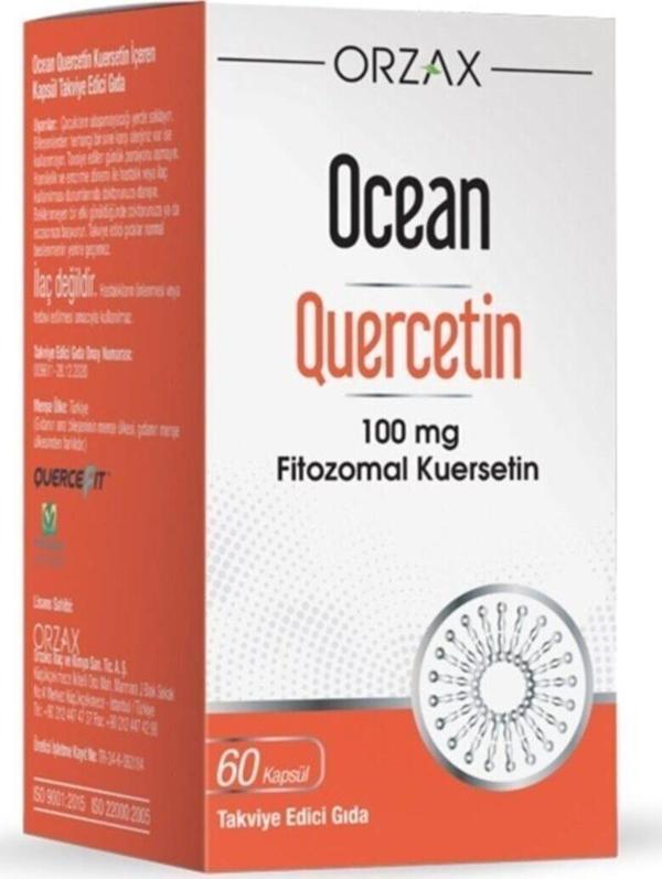 Ocean Quercetin 100 Mg 60 Kapsül Takviye Edici Gıda - Image 1