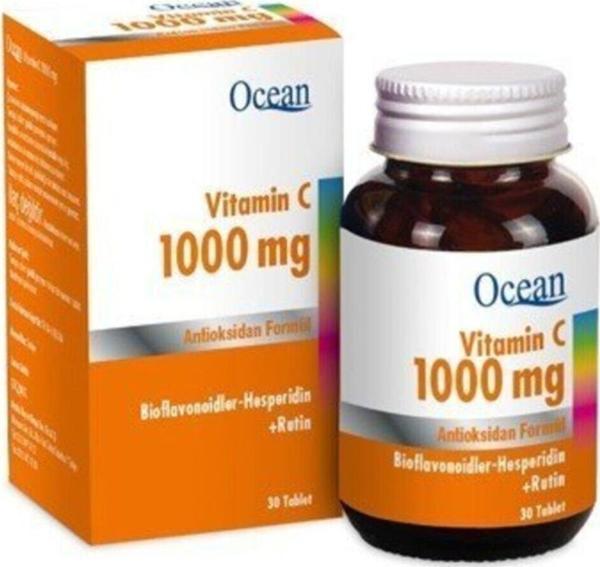 Ocean Vitamin C 1000 Mgr 30 Tablet - Image 1