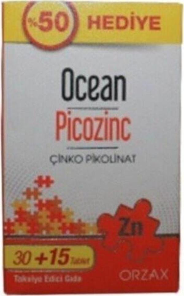 Ocean Picozinc Çinko 30+15 Tablet - Image 1
