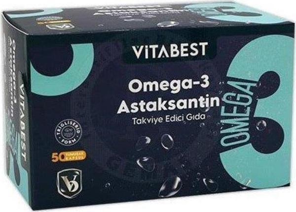 Vitabest Omega 3 Astaksantin 50 Kapsül - Image 1