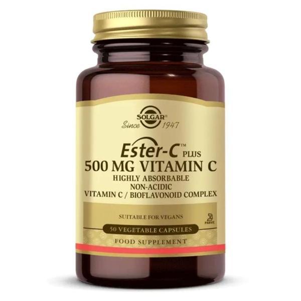 Solgar Ester-C Plus 500 Mg 50 Kapsül 033984010383 - Image 1