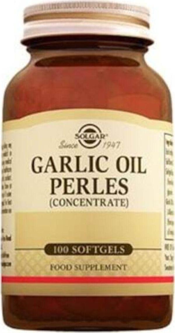 Solgar Garlic Oil Perles 100 Softjel 033984012202 - Image 1