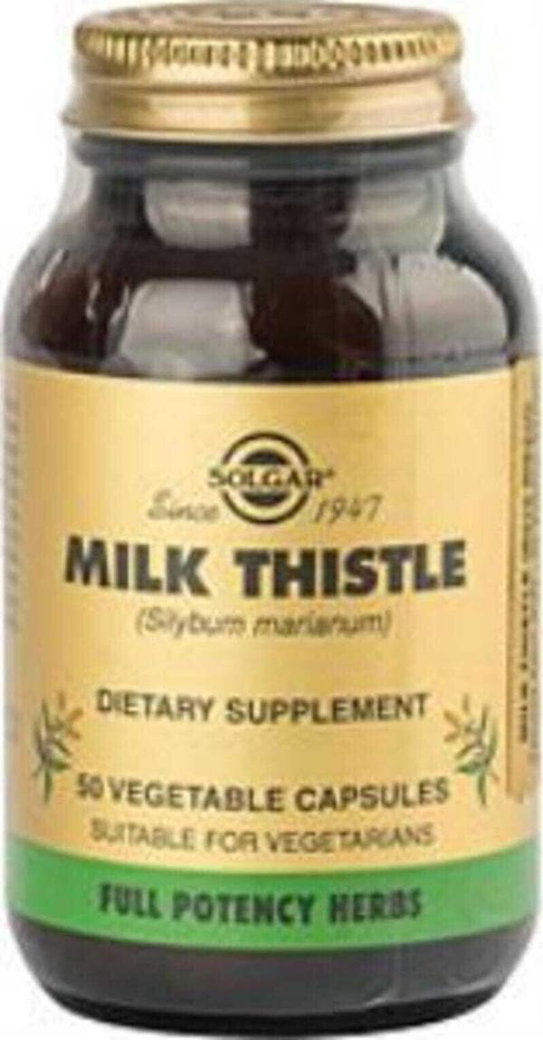 Solgar Milk Thistle 100 Mgr 50 Kapsül - Image 1