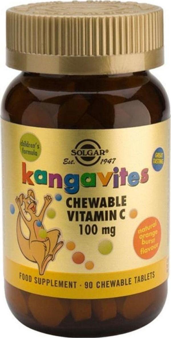 Solgar Kangravites Vitamin C 100 Mgr 90 Tablet - Image 1