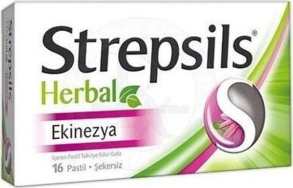 Strepsils Herbal Ekinezya Aromalı 16 Adet - Image 1