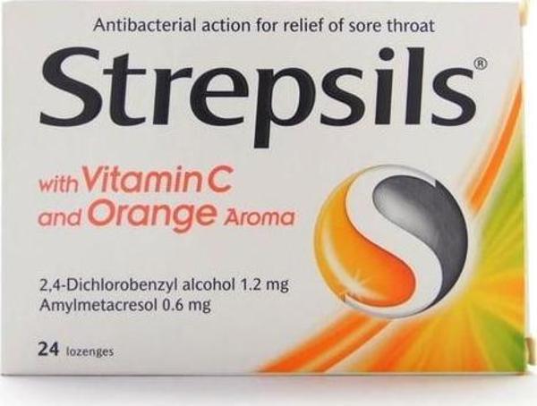 Strepsils C Vitaminli Portakal Aromalı 24 Adet - Image 1