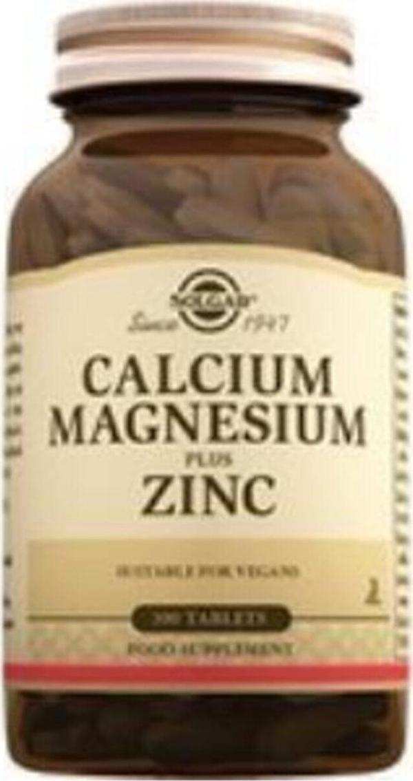 Solgar Calcium Magrnesium Plus Zinc 100 Tablet - Image 1