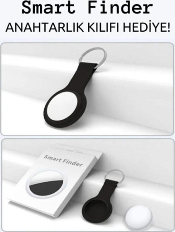 Vothoon Smart Finder Airtag Akıllı Takip Cihazı - Android Ve İos Uyumlu (Anahtarlık Hediye) - Image 1