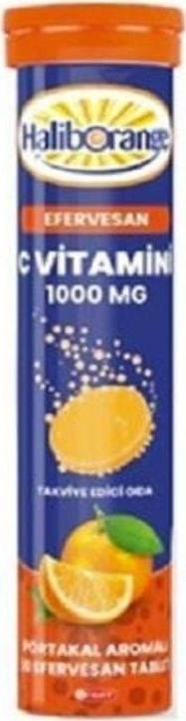 Haliborange C Vitamini 20 Efervesan Tablet Portakal Aromalı - Image 1