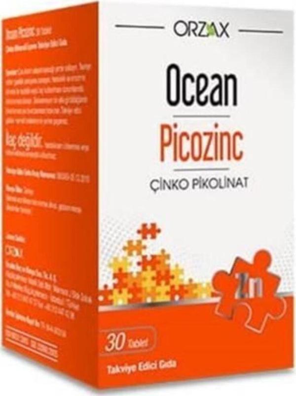 Orzax Picozinc Çinko 30 Tablet - Image 1