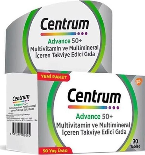 Centrum Advance 50+ Multivitamin 30 Tablet - Image 1