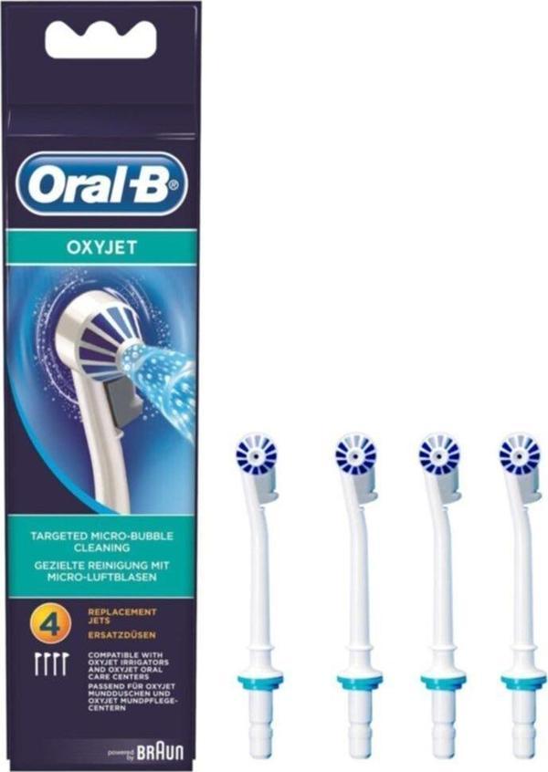 Oral-B Ağız Duşu Yedek Başlığı Oxyjet 4'Lü - Image 1
