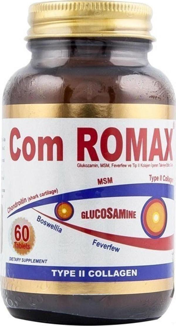 Com Romax Glucosamine Chondroitin Msm 60 Tablet 8698679000395 - Image 1