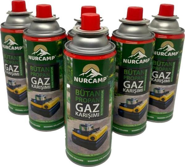 Nurcamp 227Gr Gaz Kartuşu Bütangaz Tüp - 24 Adet - 1 Koli - Image 1