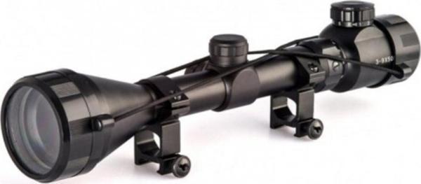 Bosile 3-9X50 Zoomlu Keskin Nişancı Dürbünü Kırmızı,Yeşil Işik Tüfek Çelik Gövde - Image 1