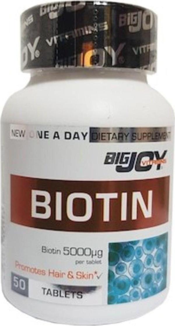 Bigjoy Biotin 5000 50 Tablet - Image 1