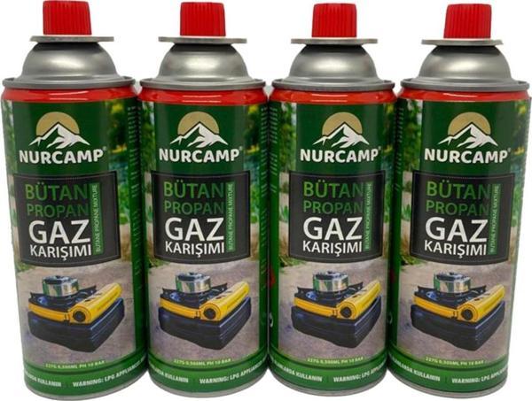 Nurcamp Bütan Propan Gaz Kartuşu 227Gr - Image 1