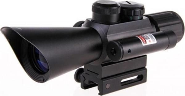 Bosile 4X30 Tüfek Dürbünü Çift Işıklı Lazerli M7 - Image 1