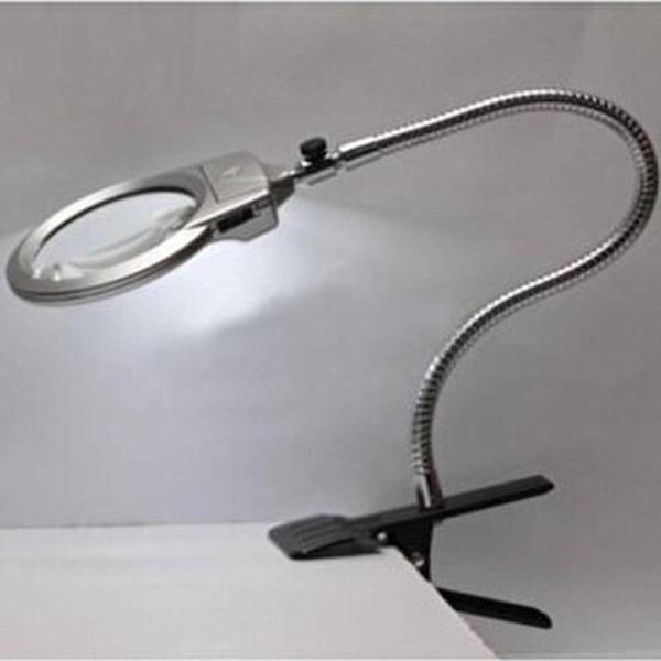 Teknom Işıklı Büyüteç Tamirci Büyüteci Çalışma Lambası Lup Mercek 130Mm - Image 1