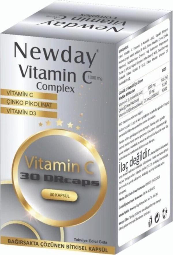 Newday Vıtamın C Complex 30Kps - Image 1