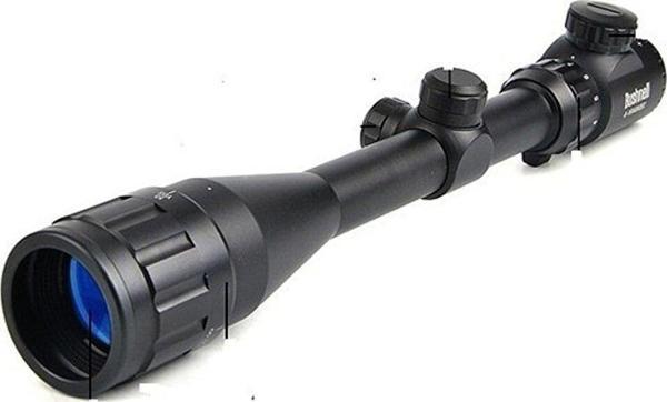 Bushnell 4-12X40 Aoeg Tüfek Dürbünü Mil Dot Kırmızı - Yeşil Lens Koruyucu - Image 1