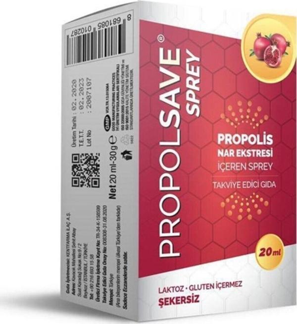 Keydrops Propolsave Propolis Nar Ekstresi Içeren Sprey 20 Ml - Image 1