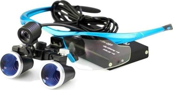 Nikula 3,5X Loupe Değişen Pupil Mesafeli, 5W Led Işıklı Gri - Image 1