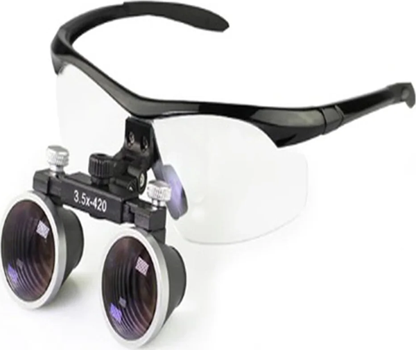 Nikula Diş Cerrahi Orjinal Gözlük Lens Büyüteç 3.5X 420Mm Binoküler - Image 1
