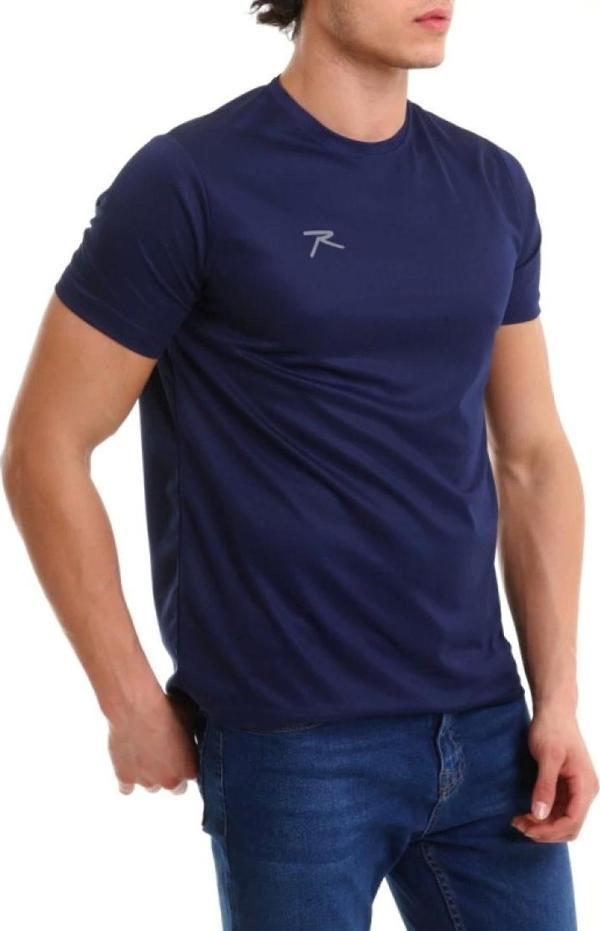 Raru Erkek Basic T-Shirt TRES LACİVERT - Image 1
