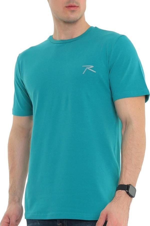 Raru Erkek %100 Pamuk T-Shirt GRAVIS MİNT - Image 1