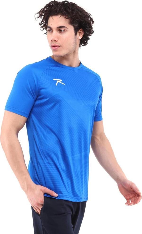 Raru Unisex Dijital Baskılı T-Shirt JUSTA MAVİ - Image 1